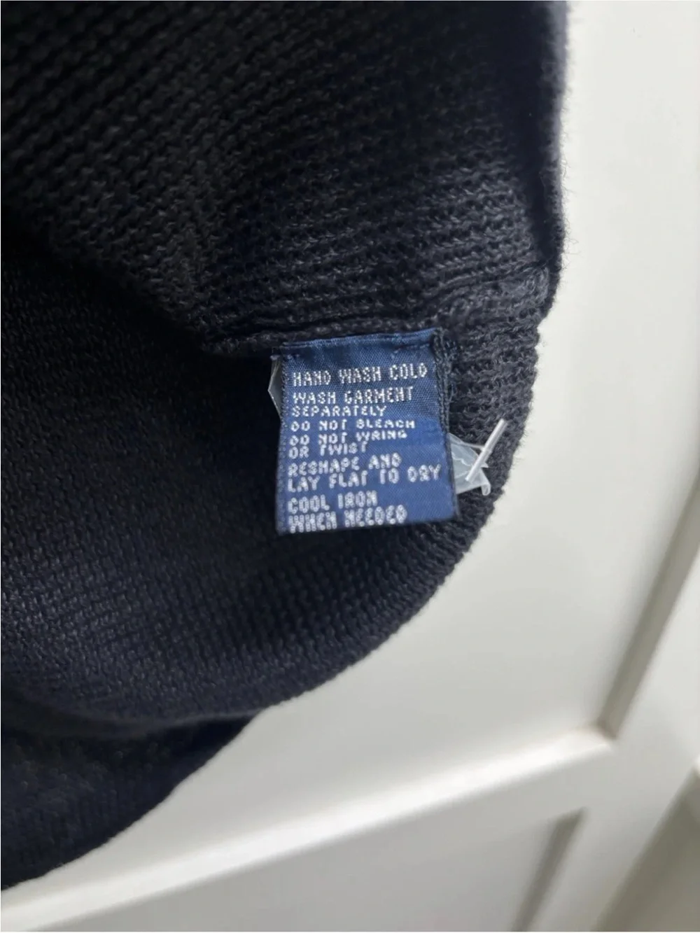 Polo Ralph Lauren Linen Knit Polo Shirt L Black Italian Yarn Short Sleeve Mesh